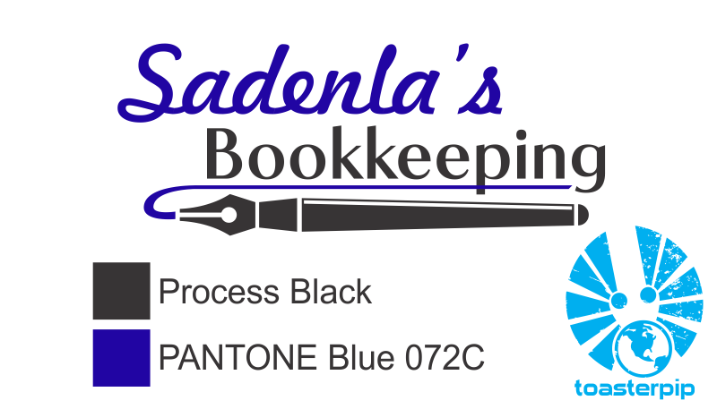 toasterpip sadenla's bookkeeping logo design commission