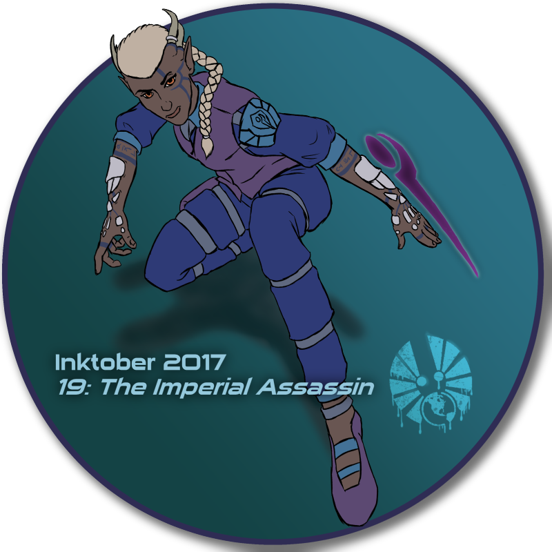 inktober inktober2017 day19 the_imperial_assassin lost_light