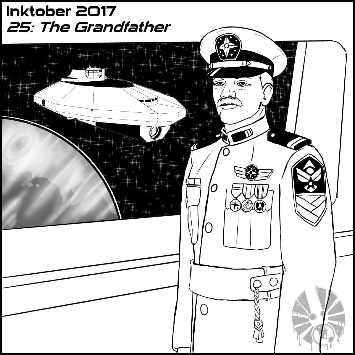 inktober inktober2017 day25 the_grandfather TCS ss_venture