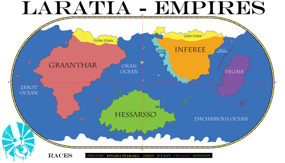 laratia world_map political map