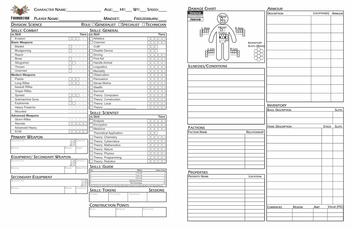 foundation rpg design character_sheet character sheet science
